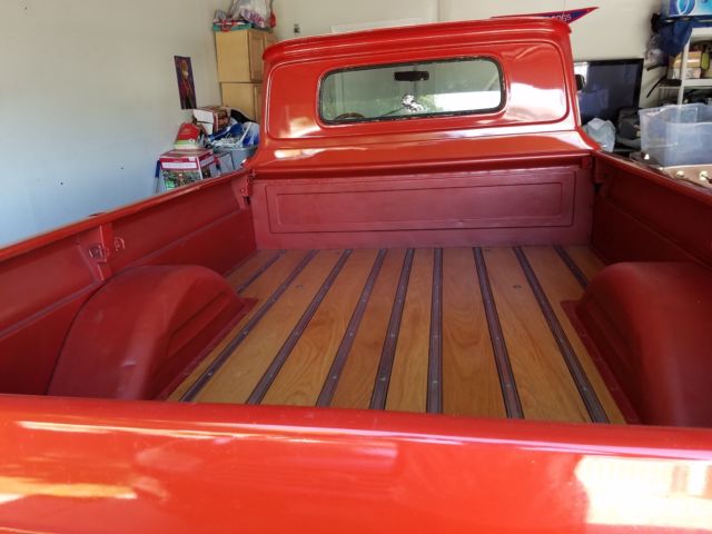 1963 Orange Chevrolet C-10 Standard Cab Pickup