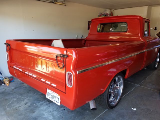 1963 Orange Chevrolet C-10 Standard Cab Pickup