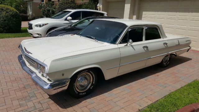1963 White Chevrolet Bel Air/150/210