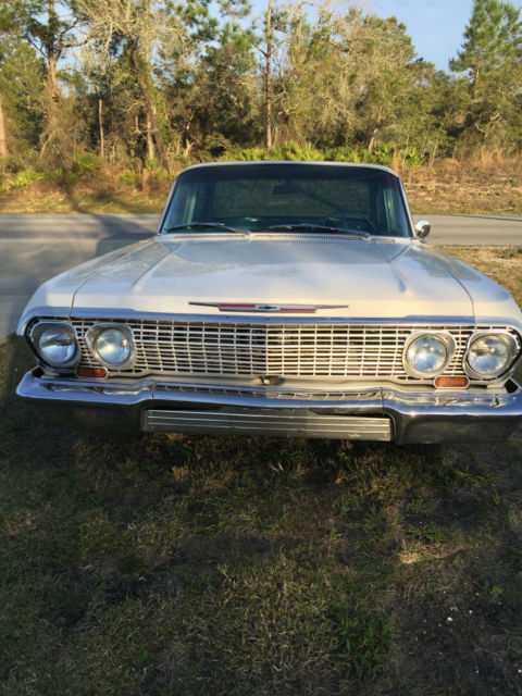 1963 White Chevrolet Bel Air/150/210