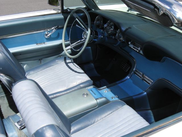 1963 White Ford Thunderbird Convertible
