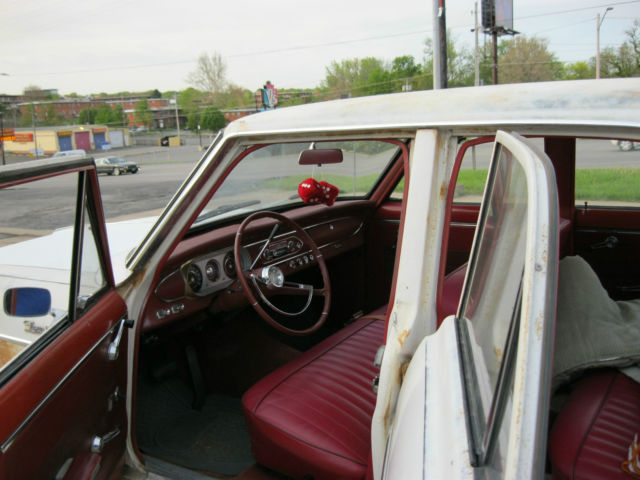 1964 White Chevrolet Nova Sedan