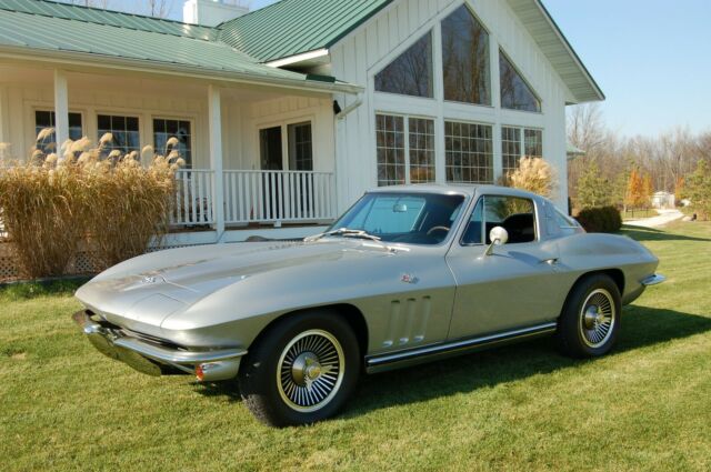 1965 Silver Chevrolet Corvette Coupe