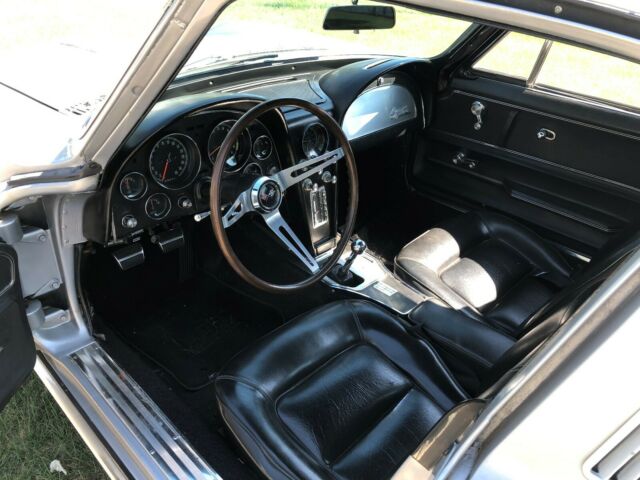 1965 Silver Chevrolet Corvette Coupe