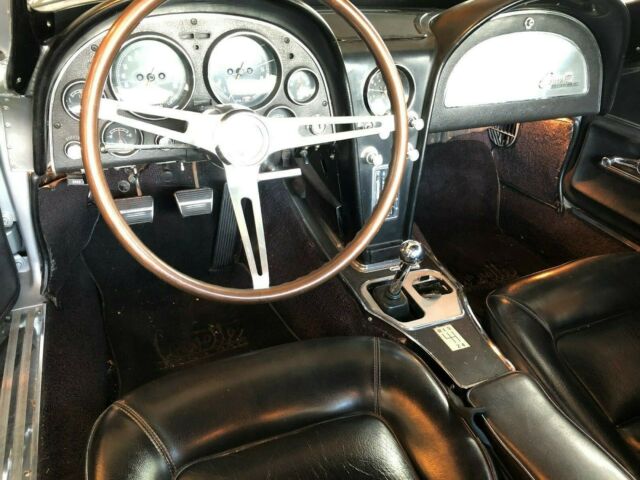 1965 Silver Chevrolet Corvette Coupe