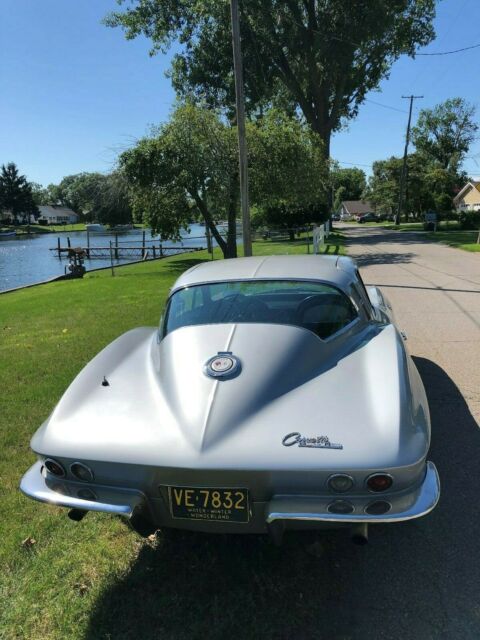 1965 Silver Chevrolet Corvette Coupe