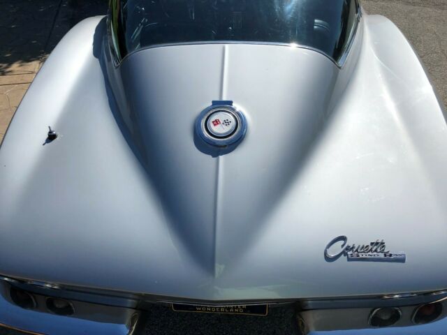 1965 Silver Chevrolet Corvette Coupe