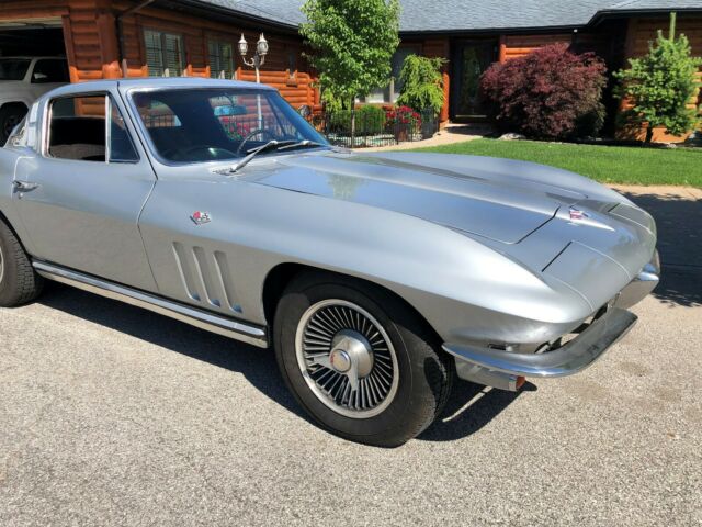 1965 Silver Chevrolet Corvette Coupe