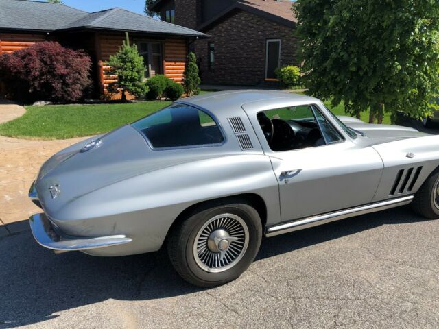 1965 Silver Chevrolet Corvette Coupe