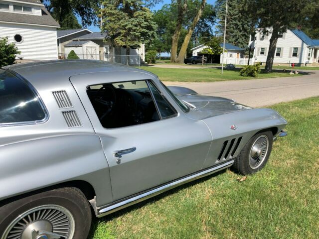 1965 Silver Chevrolet Corvette Coupe