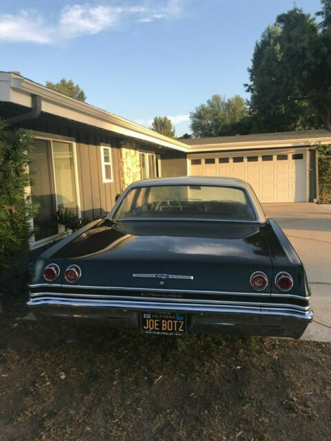 1965 Green Chevrolet BelAir Sedan