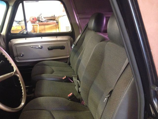 1965 Satin Black Chevrolet C-10 Panel