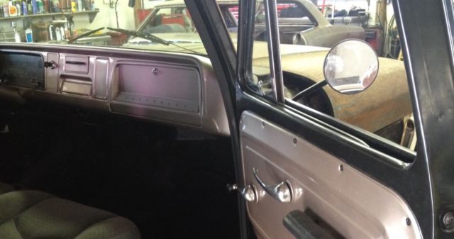 1965 Satin Black Chevrolet C-10 Panel