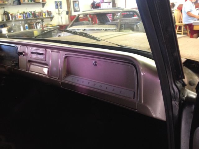 1965 Satin Black Chevrolet C-10 Panel