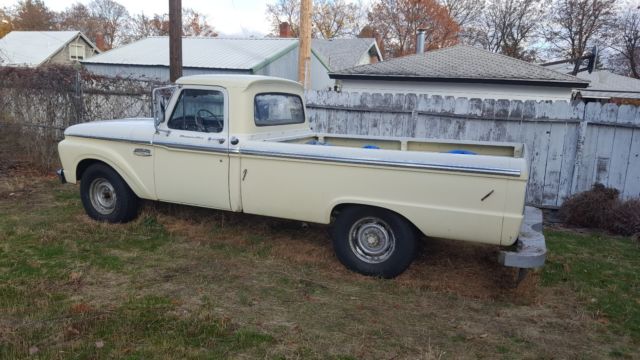 1965 Yellow and White Ford F-150