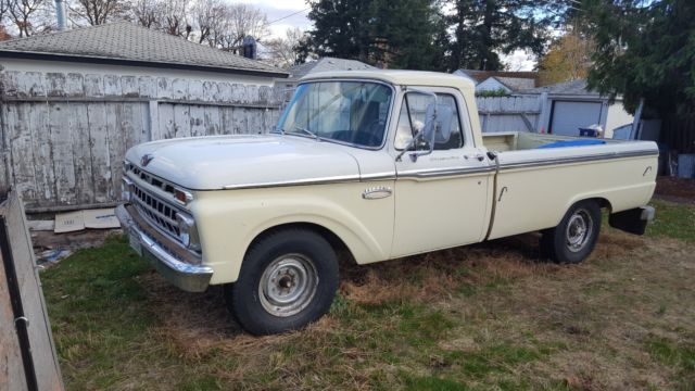 1965 Yellow Ford F-250 Standard Cab Pickup