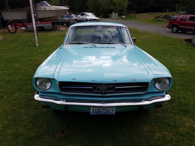 1965 "O" Tropical Turquoise Ford Mustang Coupe
