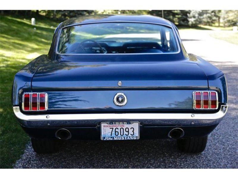 1965 Blue Ford Mustang