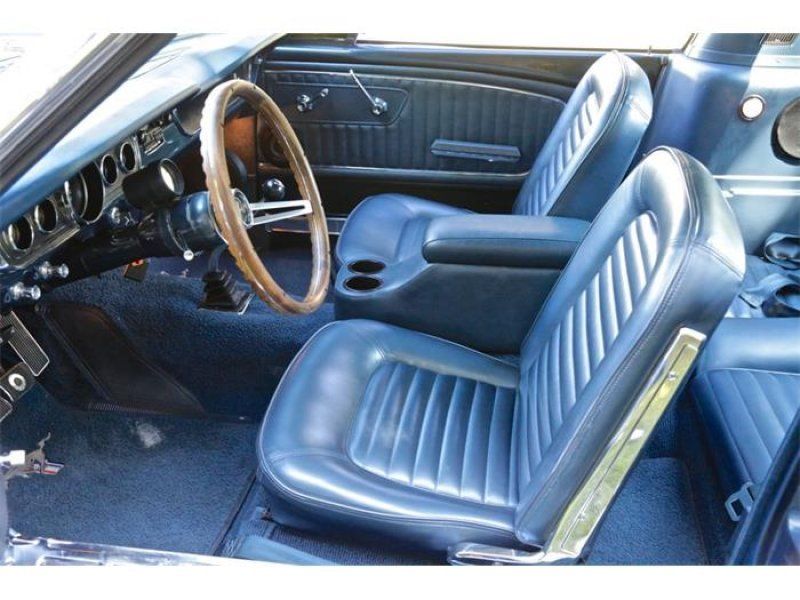 1965 Blue Ford Mustang
