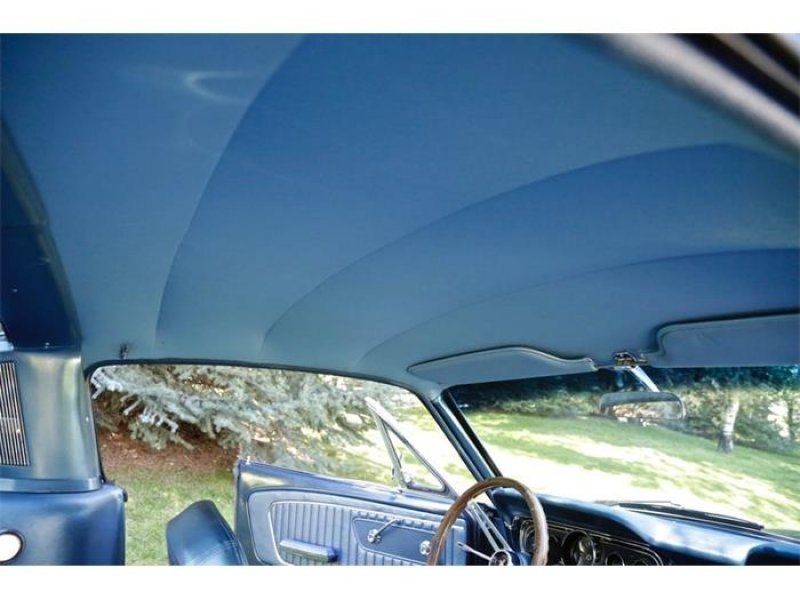 1965 Blue Ford Mustang