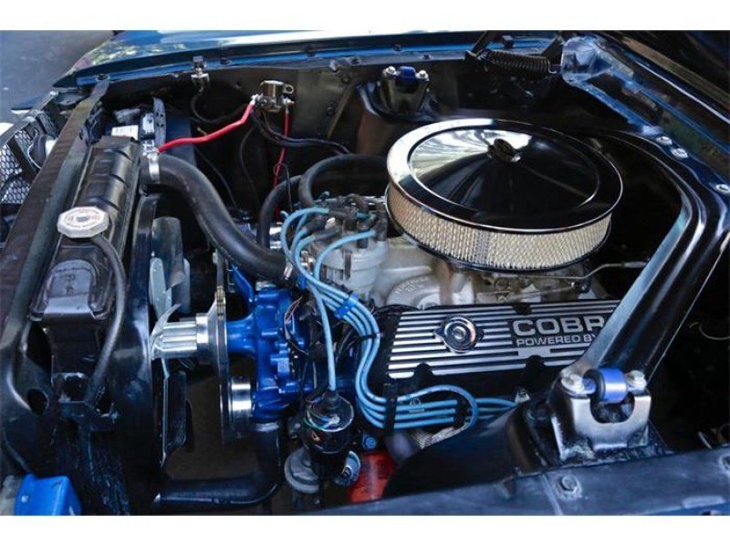 1965 Blue Ford Mustang