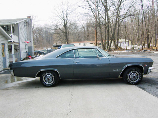 1965 Gray Chevrolet Impala Coupe