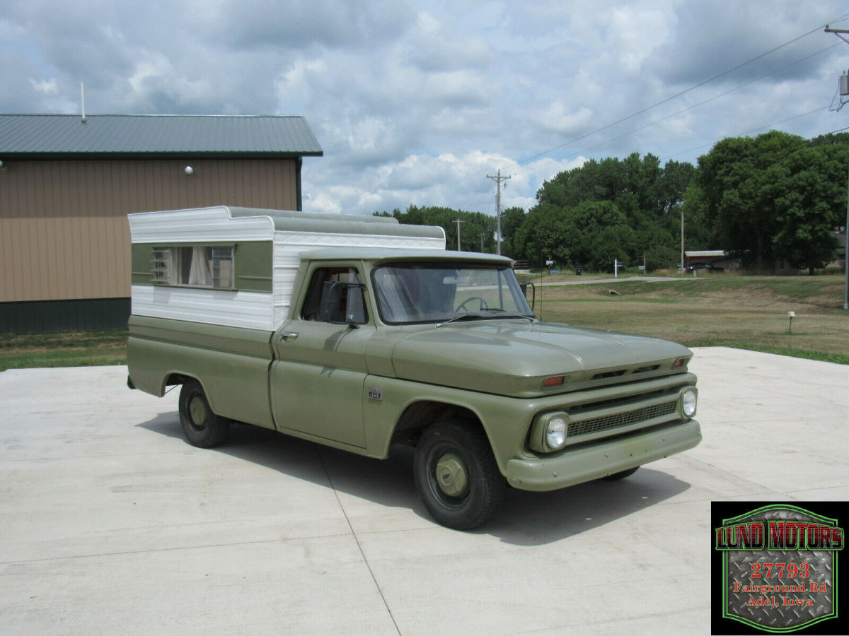 1966 Green Chevrolet C-10