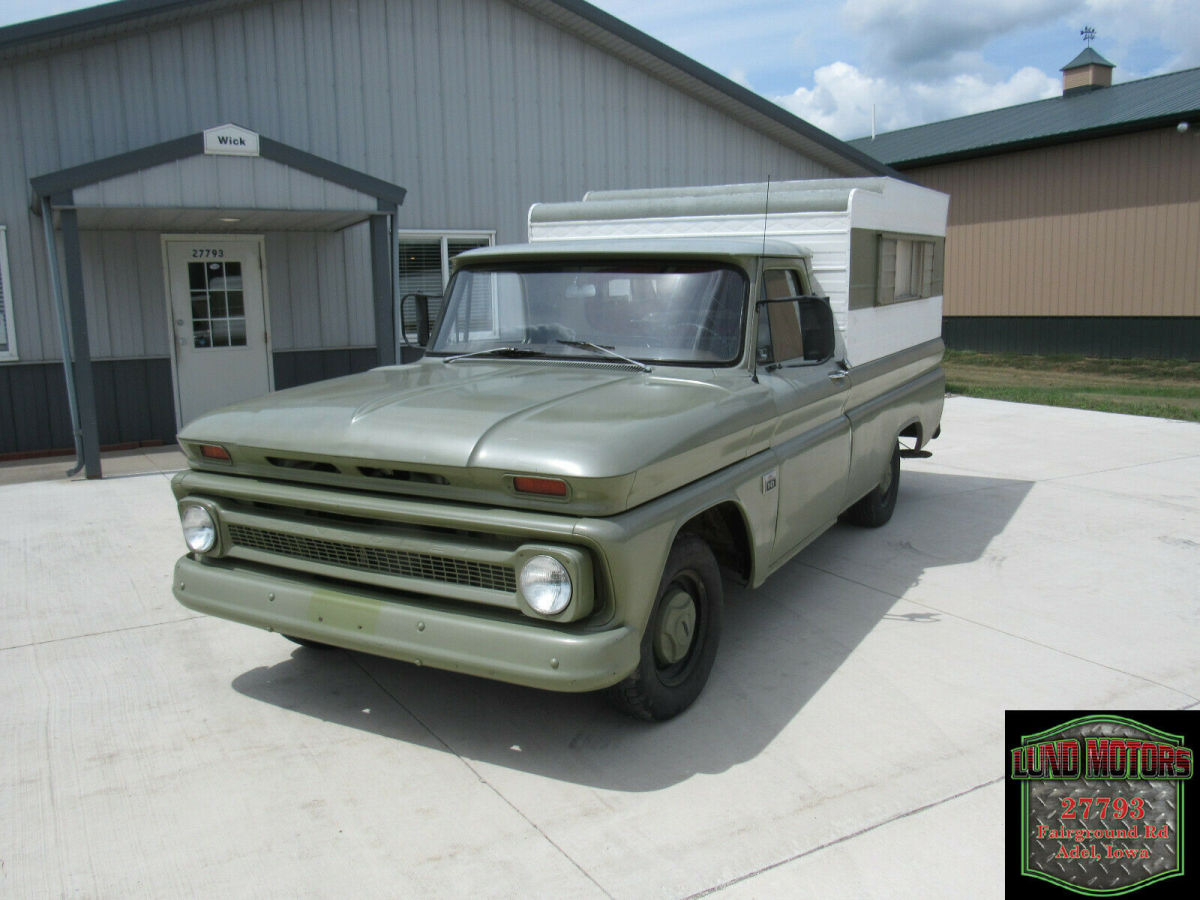 1966 Green Chevrolet C-10