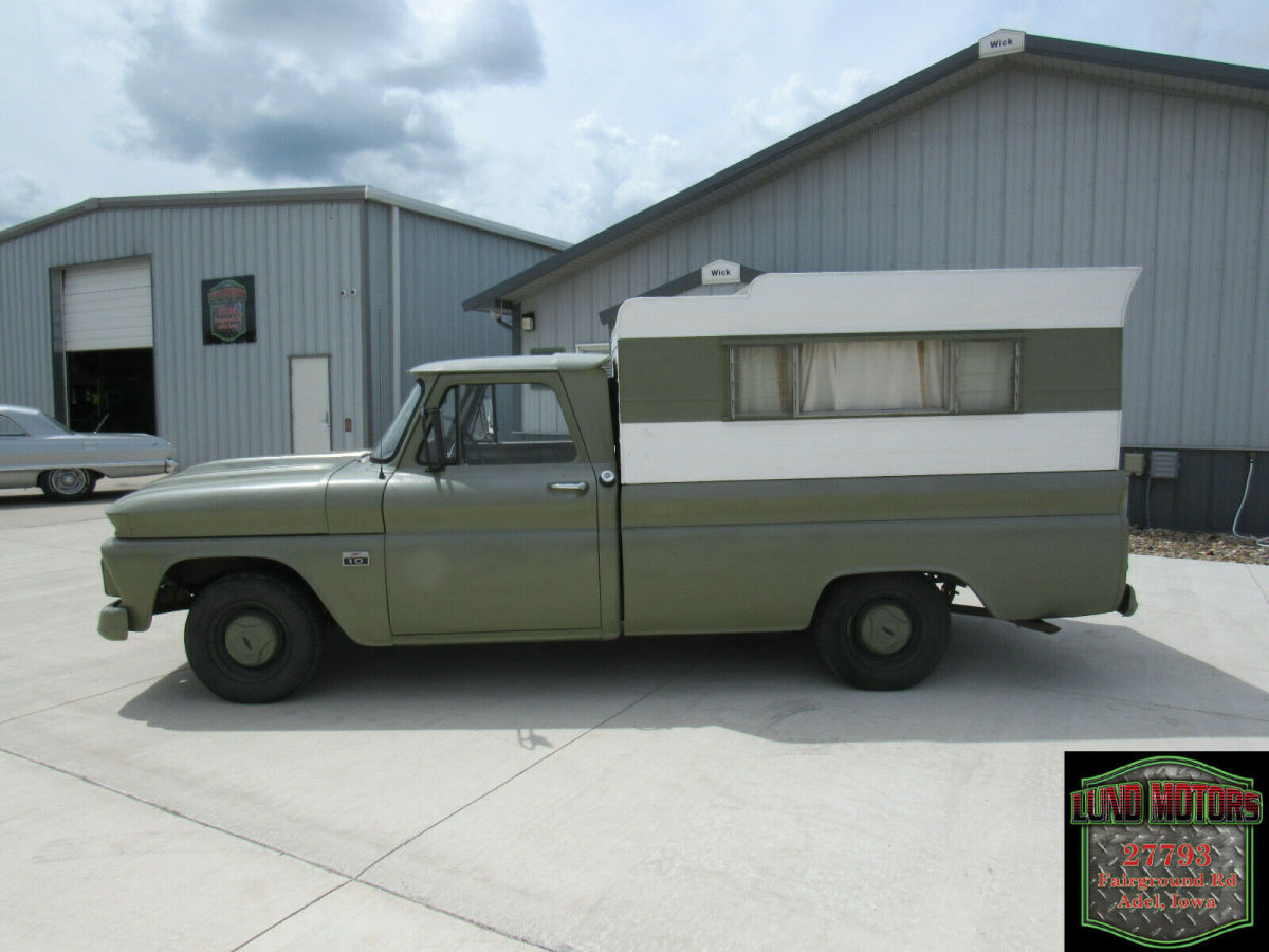 1966 Green Chevrolet C-10