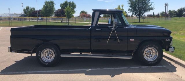 1966 Black Chevrolet Other Pickups Standard Cab Pickup