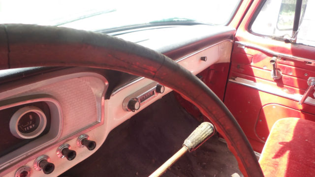 1966 Red/White Ford F-100 2 Door Pickup