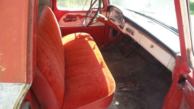 1966 Red/White Ford F-100 2 Door Pickup