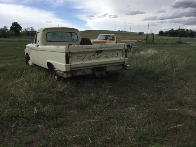 1966 Yellow Ford F-250 Standard Cab Pickup