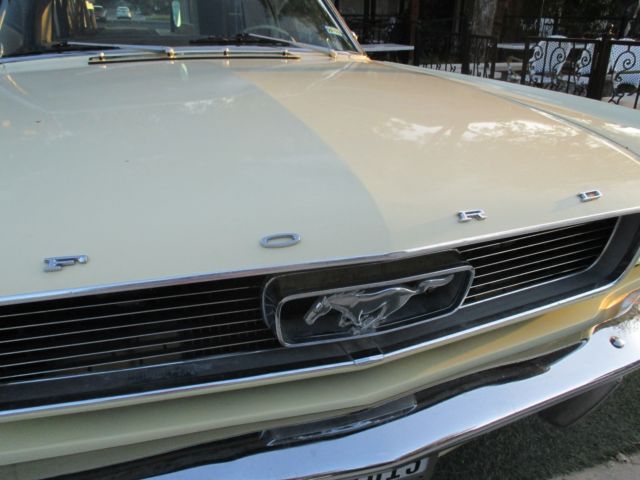 1966 Yellow Ford Mustang Coupe