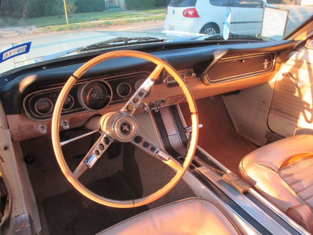 1966 Yellow Ford Mustang Coupe