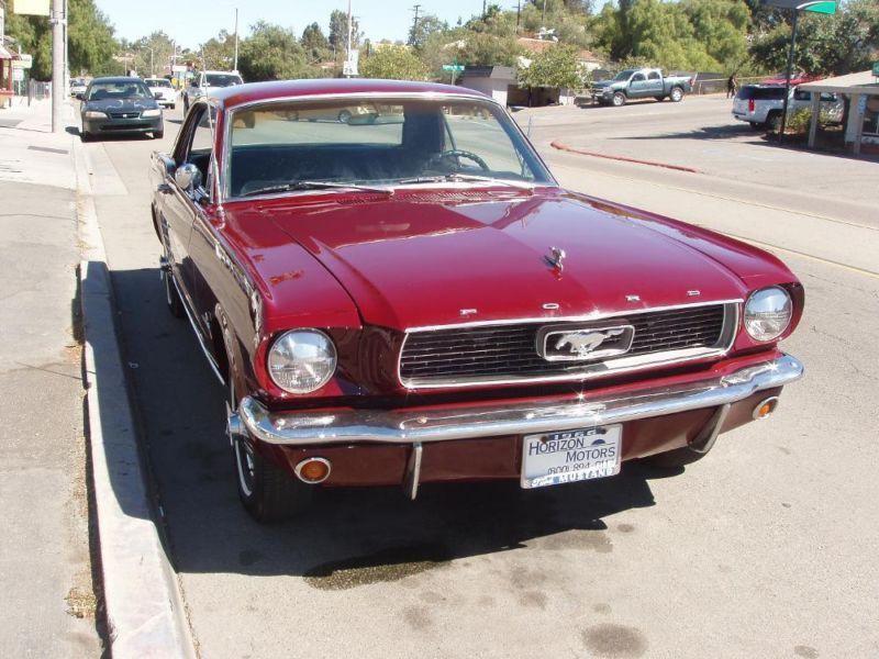 1966 Red Ford Mustang Coupe