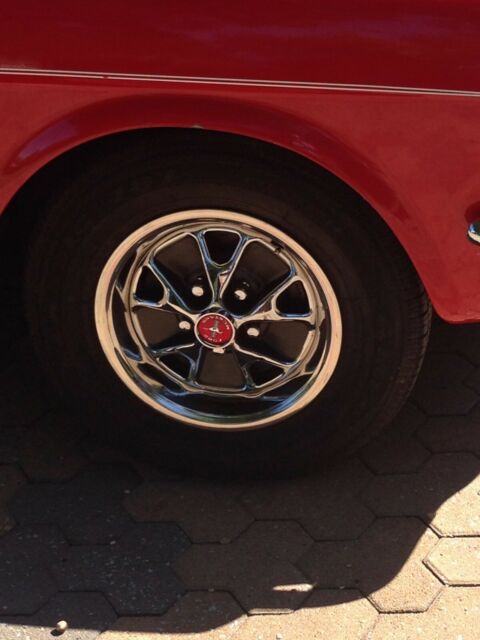 1966 Red Ford Mustang Convertible