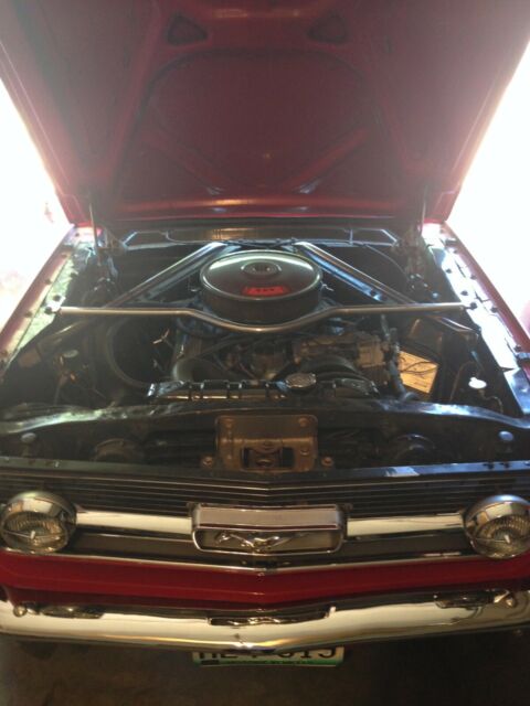 1966 Red Ford Mustang Convertible