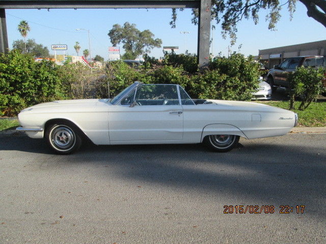 1966 White Ford Thunderbird