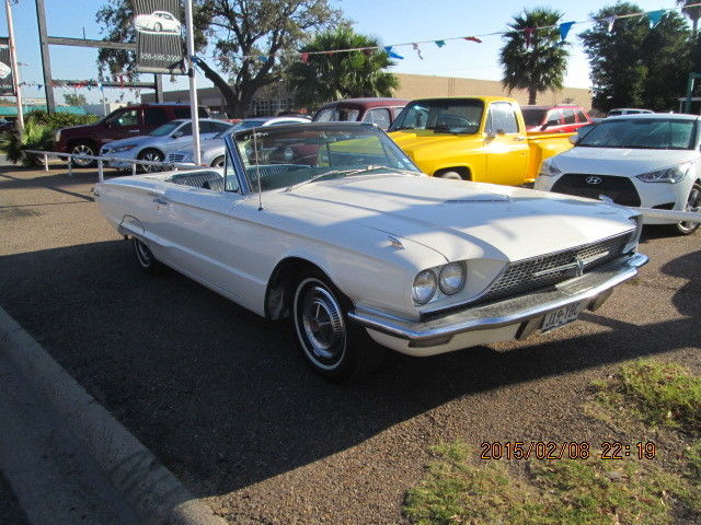 1966 White Ford Thunderbird