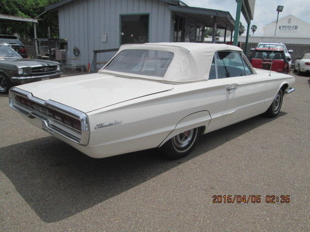 1966 White Ford Thunderbird