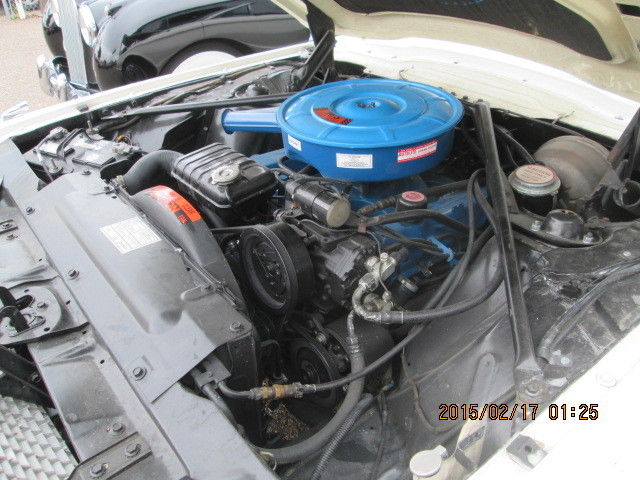 1966 White Ford Thunderbird