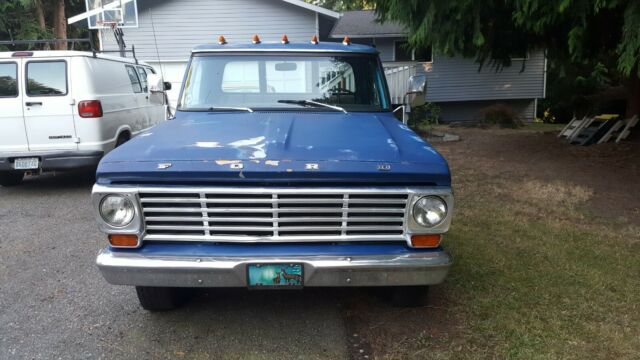 1967 Blue Ford F-250 Cab & Chassis