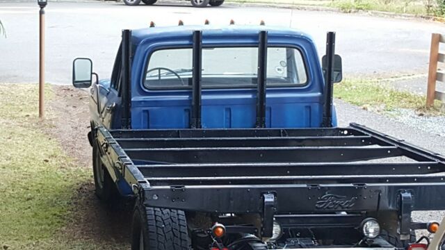 1967 Blue Ford F-250 Cab & Chassis