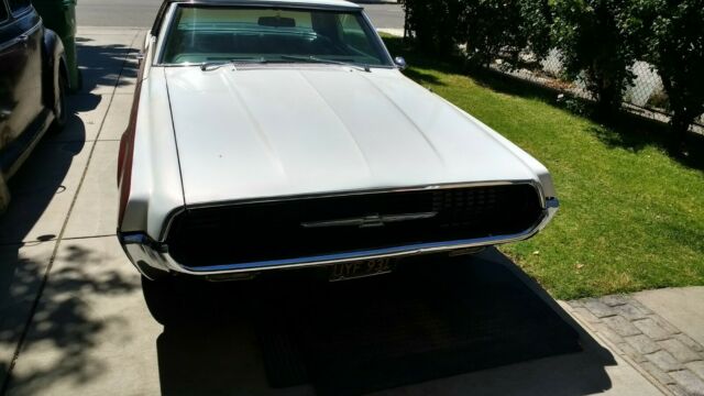 1967 White Ford Thunderbird Coupe