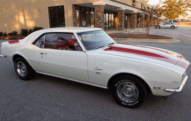 1968 White Chevrolet Camaro Coupe