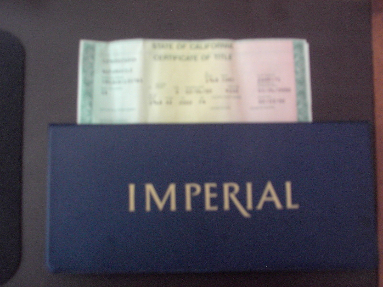 1968 Green Chrysler Imperial 4 DOOR