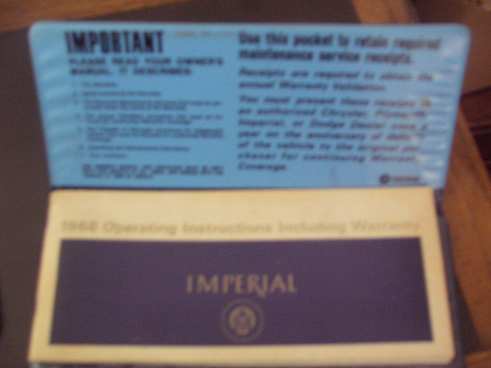 1968 Green Chrysler Imperial 4 DOOR