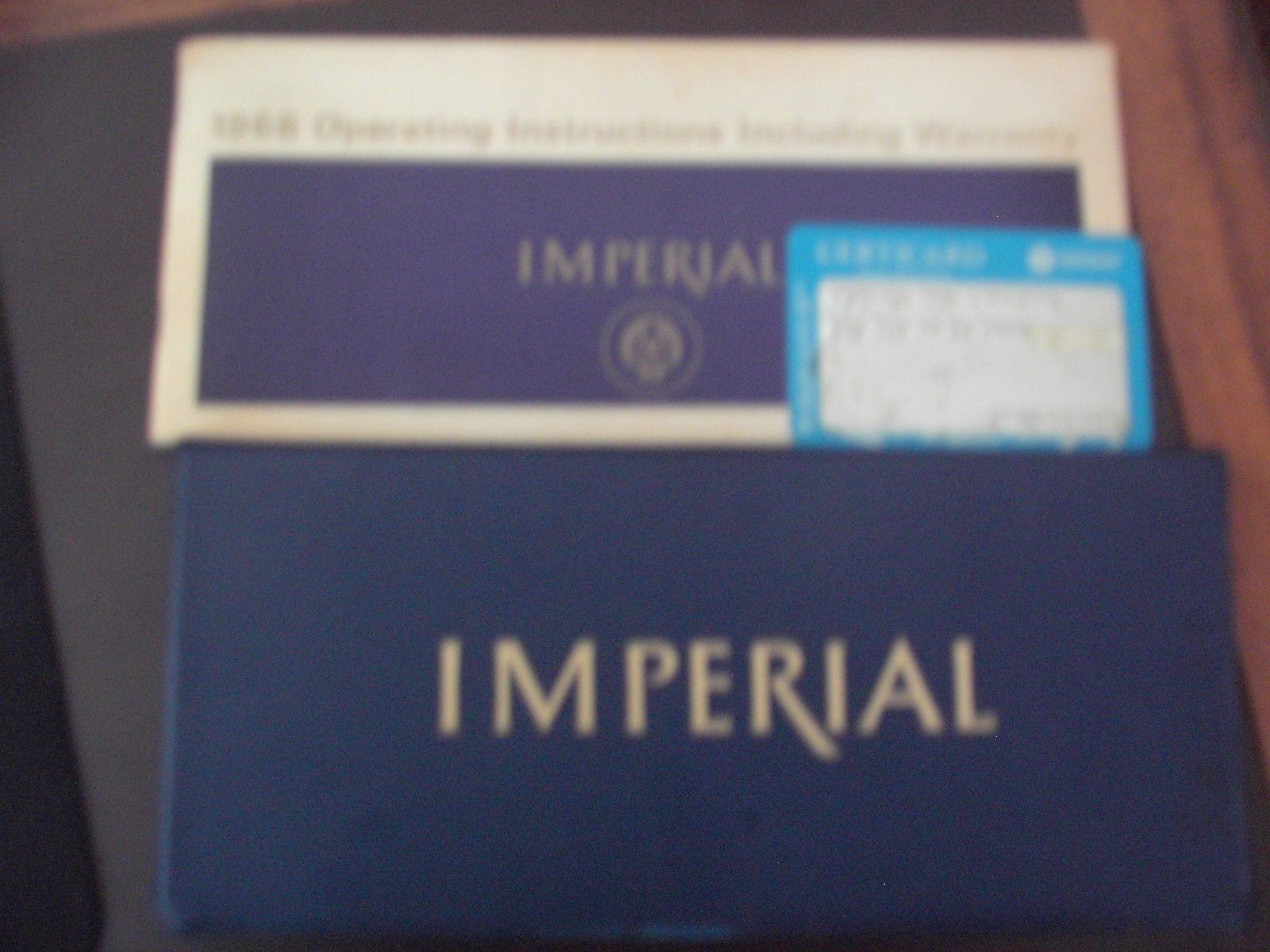 1968 Green Chrysler Imperial 4 DOOR