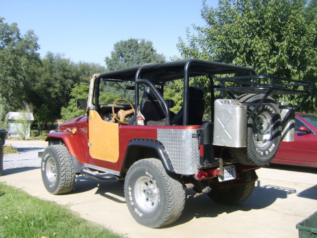 1968 Red Toyota Land Cruiser Convertible
